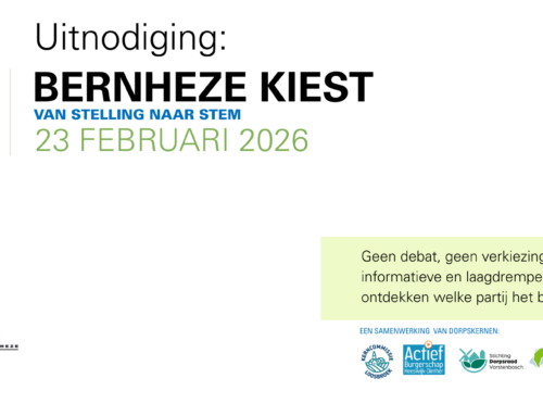 Waarom wij als dorpsraad meedoen aan Bernheze Kiest